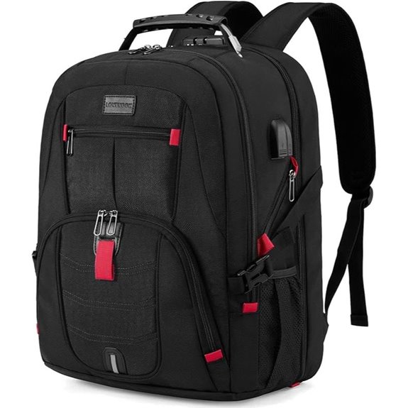 LOVEVOOK Waterproof Travel Laptop Backpack with USB