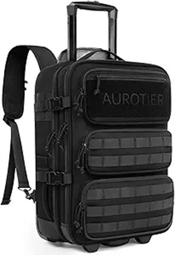 Rolling Tactical Laptop Backpack with Wheels