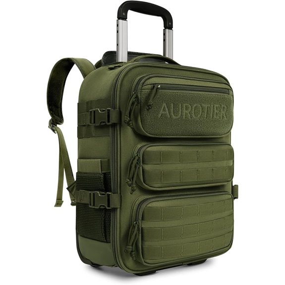 Rolling Tactical Laptop Backpack with Wheels