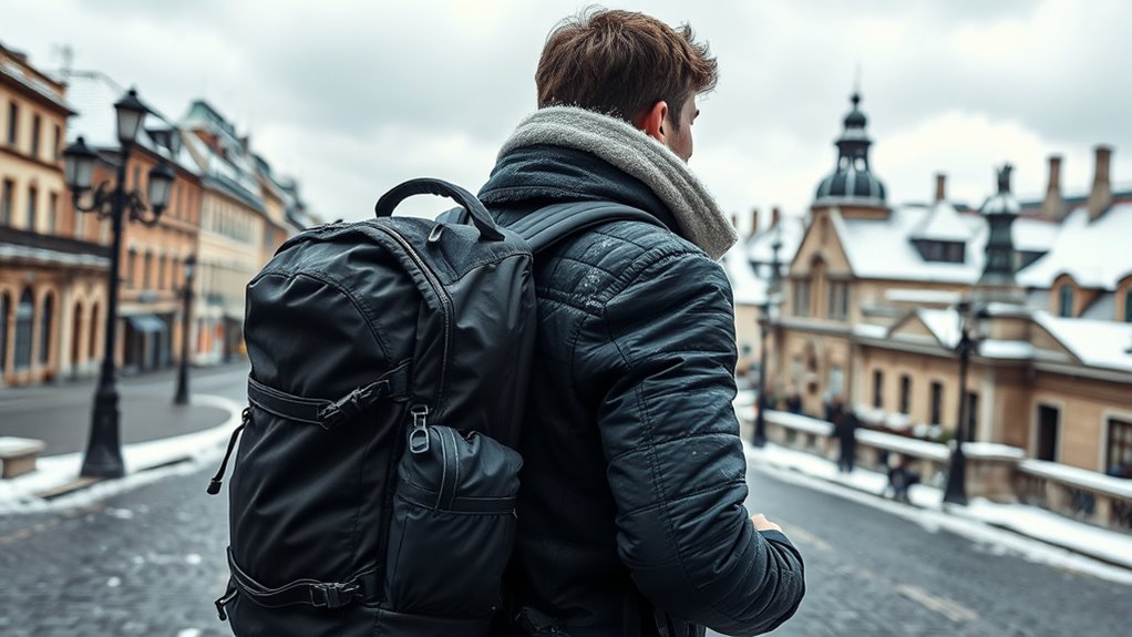 winter travel backpack essentials