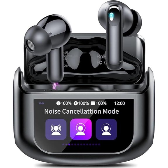 Wireless Bluetooth Earbuds with ANC and 48H Battery