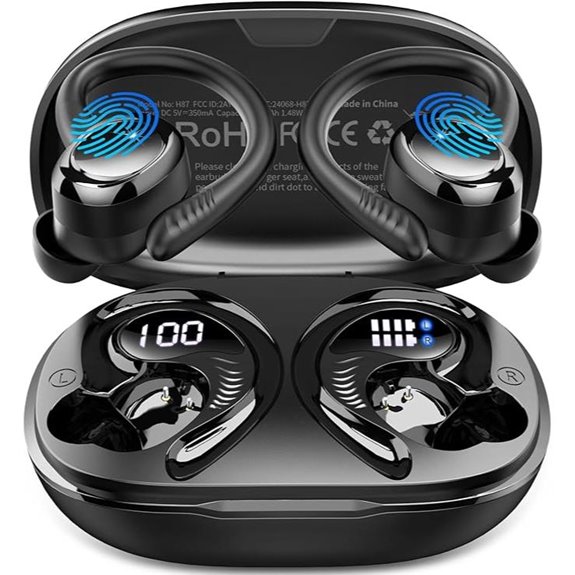 Wireless Sport Earbuds with Noise Canceling and IP7 Waterproof