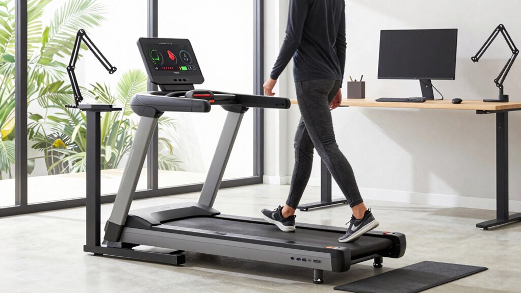 adjustable safe quiet treadmill