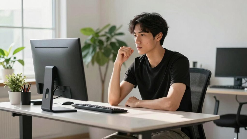 adjustable standing desk ergonomics