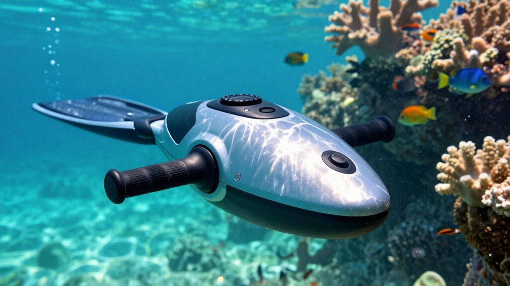 choosing snorkeling underwater scooters