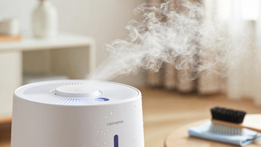 clean humidifier regularly