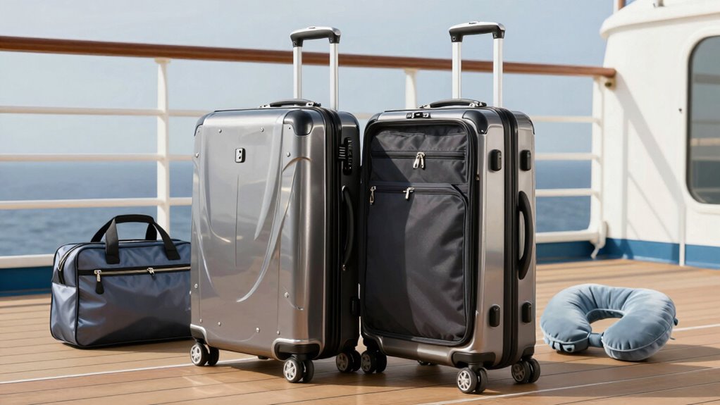 cruise luggage size features