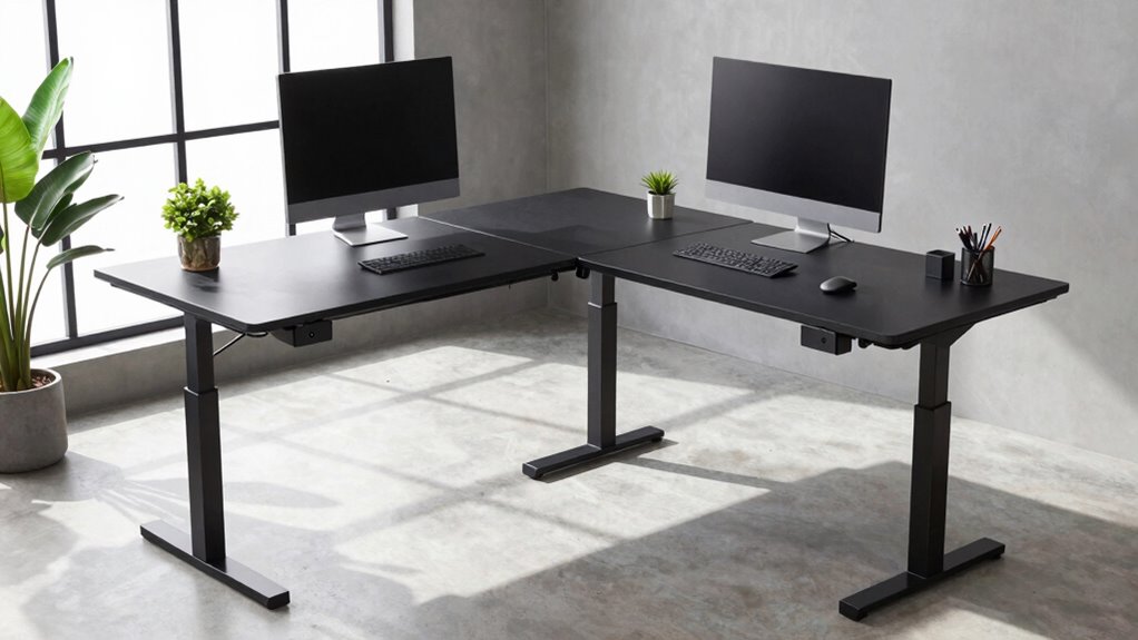 desk size and features