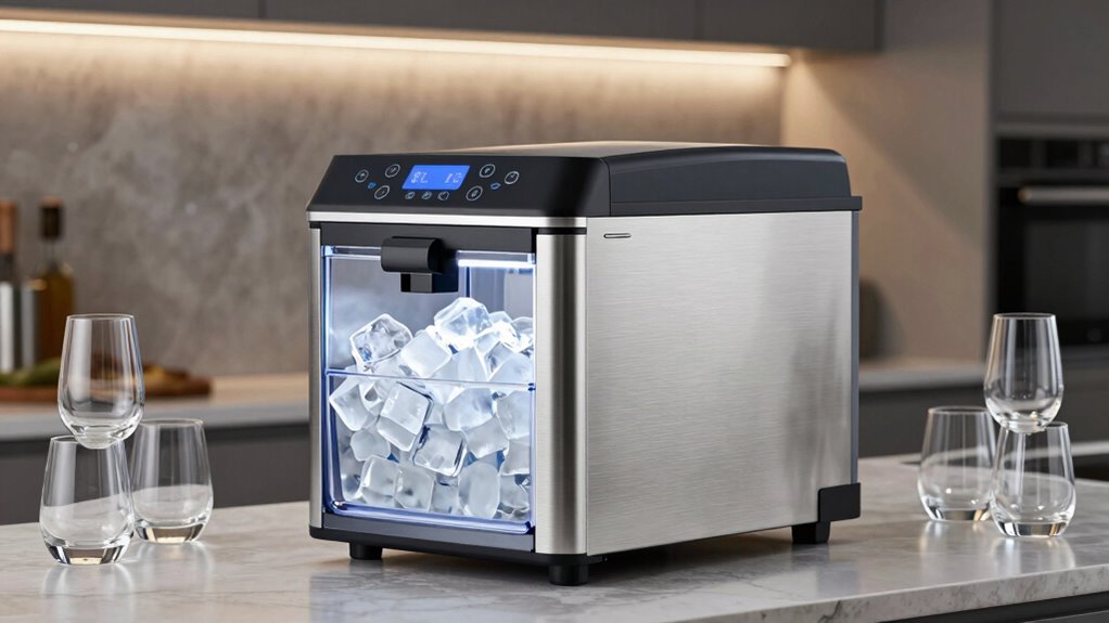 high capacity efficient ice maker