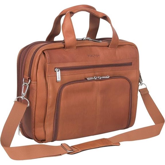 leather briefcase by kenneth cole