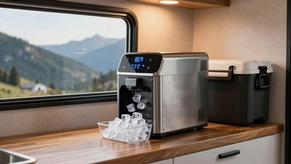luxury portable ice maker features