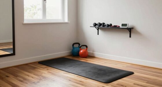 neglecting home gym space