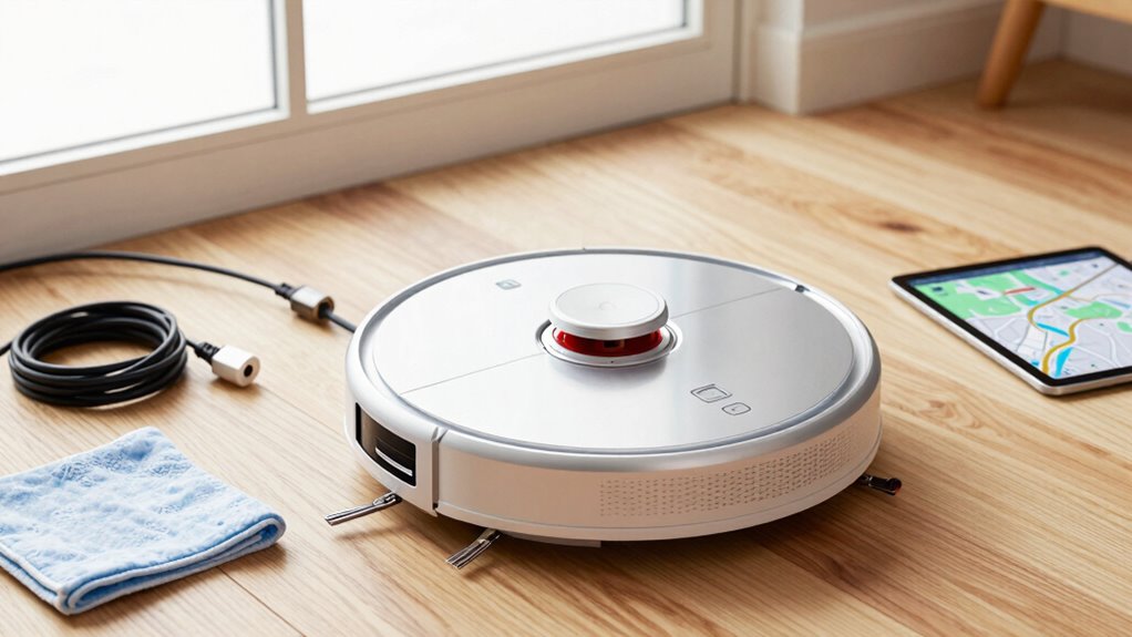 pre trip robot vacuum setup