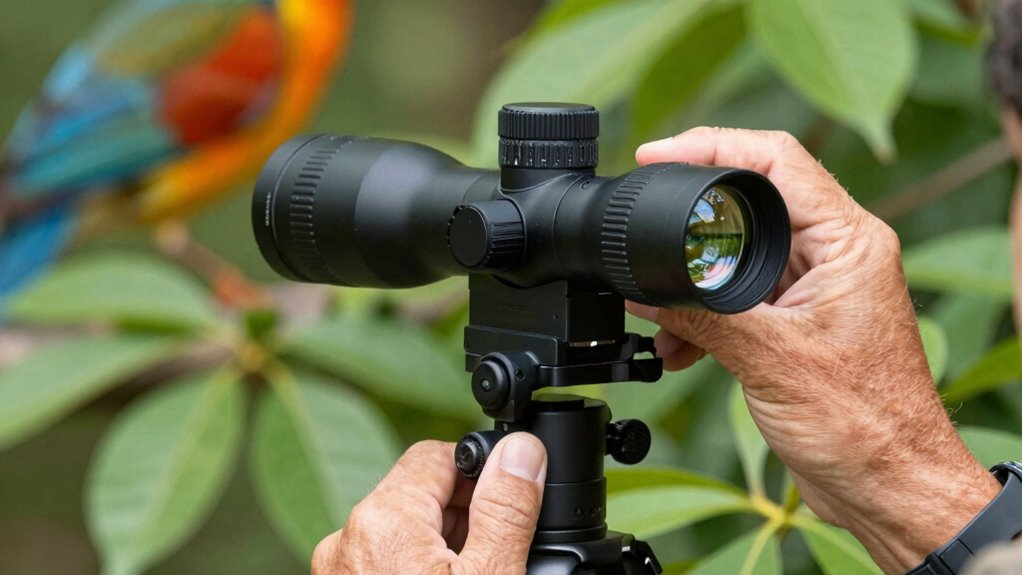 premium birding scope features