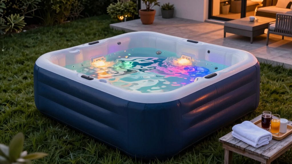 premium hot tub features