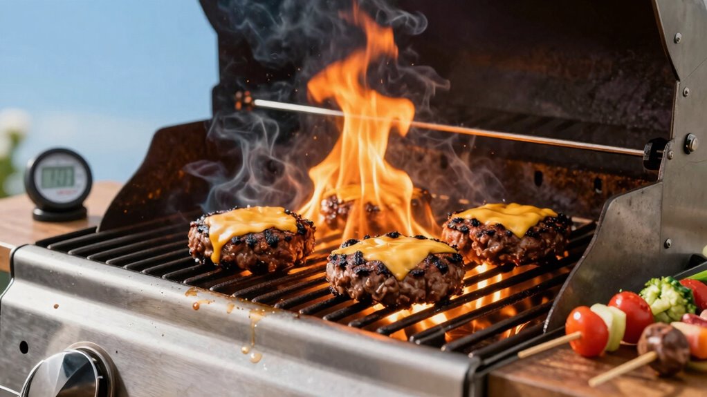 proper grill temperature control