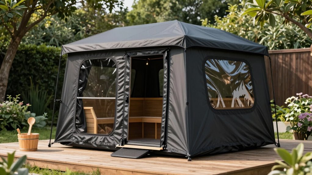 sauna tent selection criteria