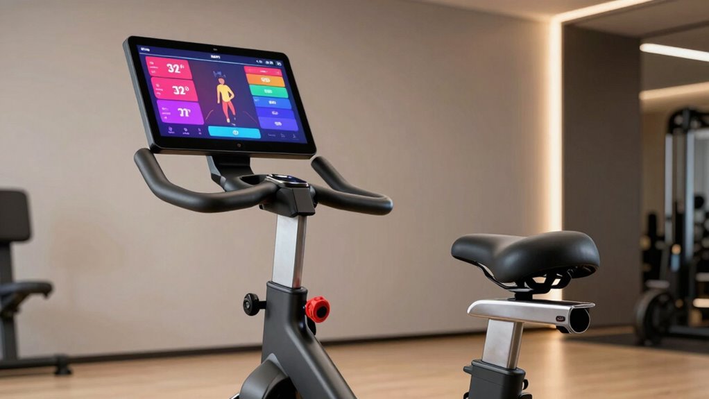smart indoor bike features