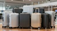 top aluminum travel suitcases