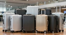 top aluminum travel suitcases