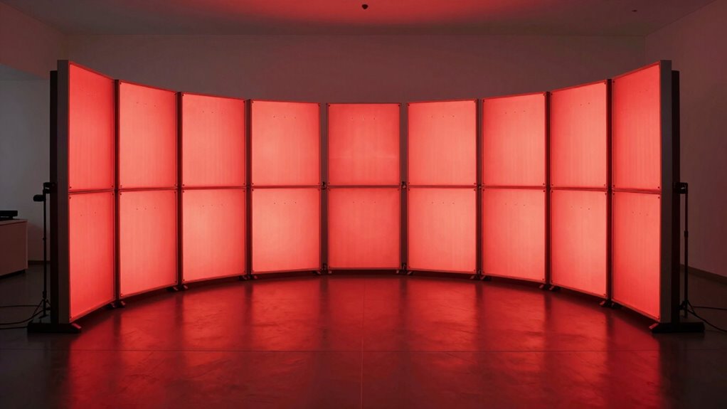top full body red light panels