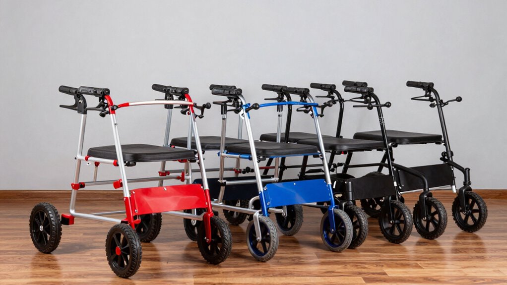 top heavy duty travel rollators