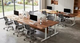 top l shaped standing desk selection