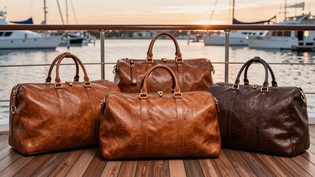 top luxury leather travel bags