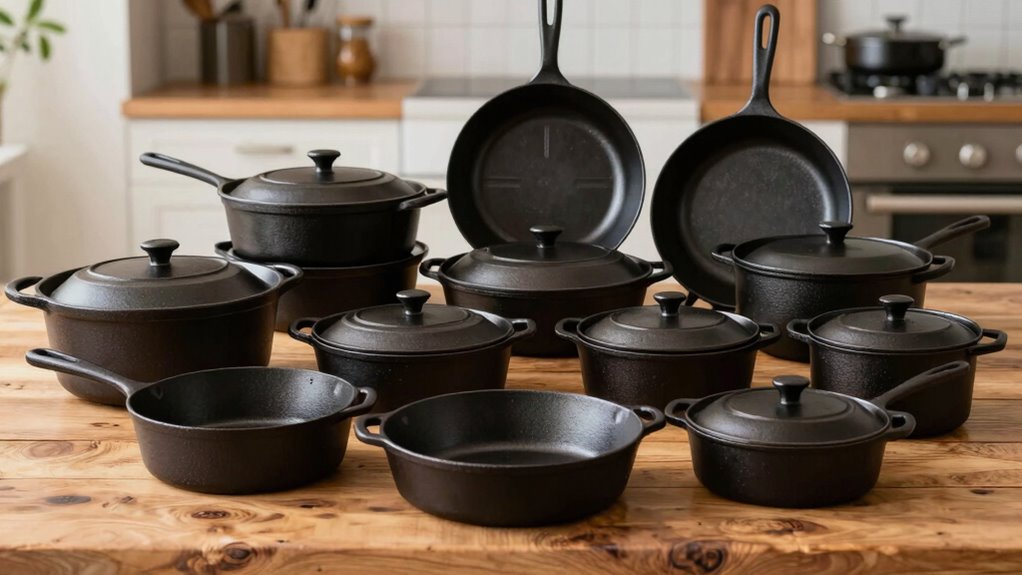 top premium cast iron sets