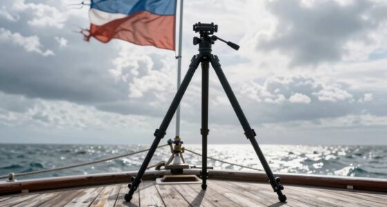 wind safe tripod positioning