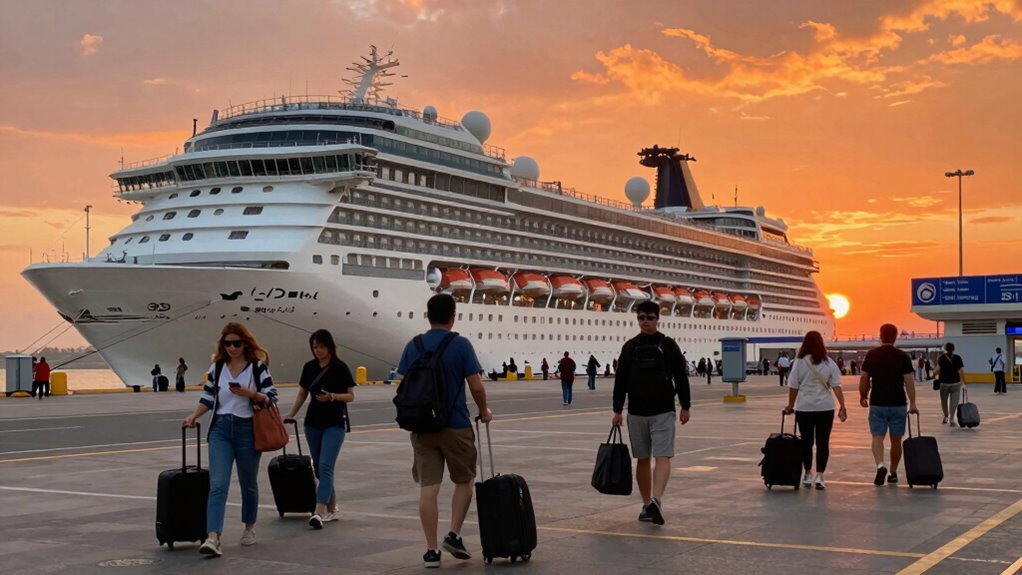 book flights before cruise