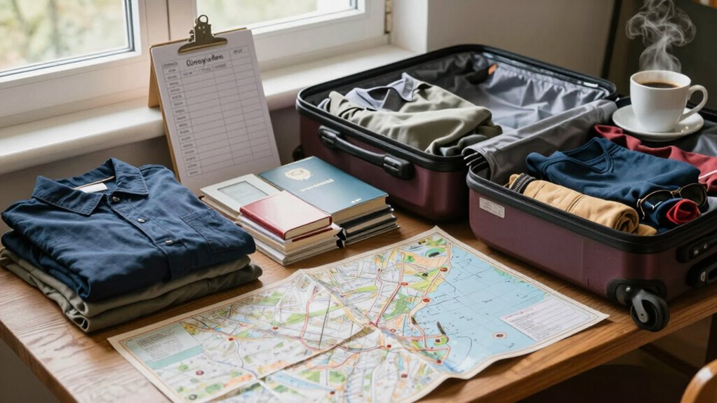 consistent travel preparation habits