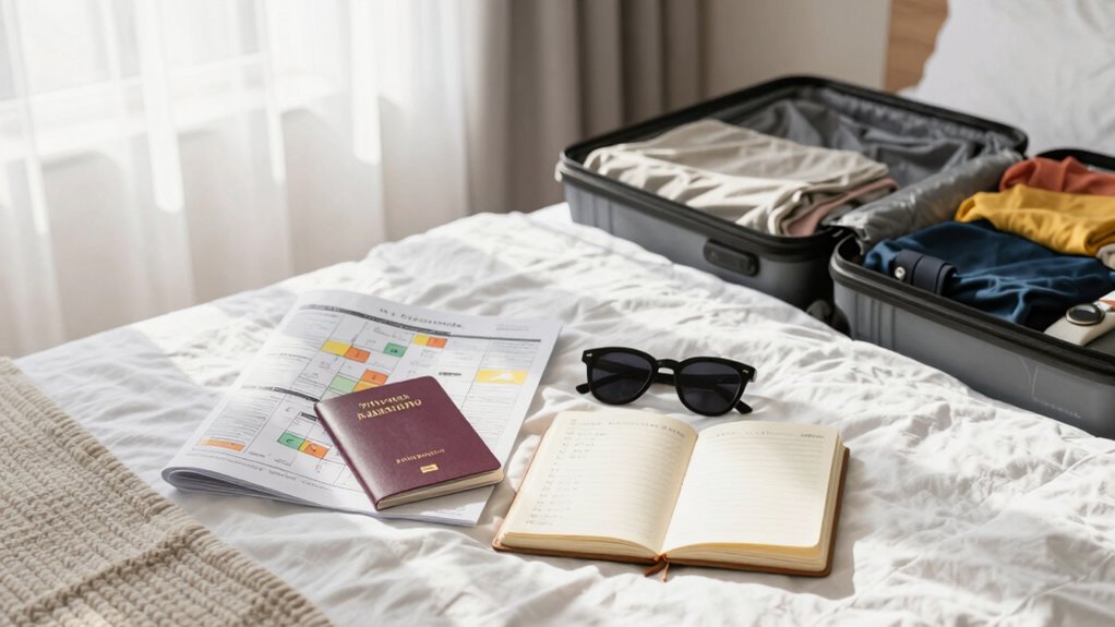 create a morning travel routine