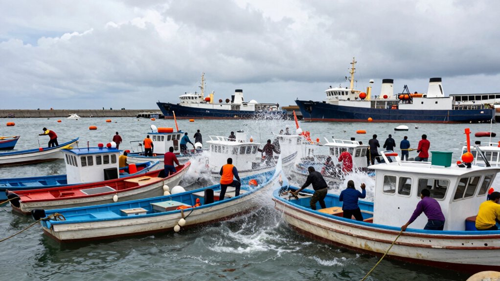 docking security logistics chaos