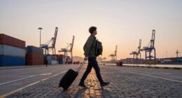 efficient walking on ports
