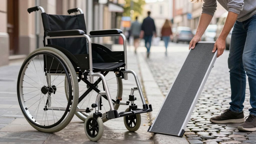 efficiently navigating wheelchair routes