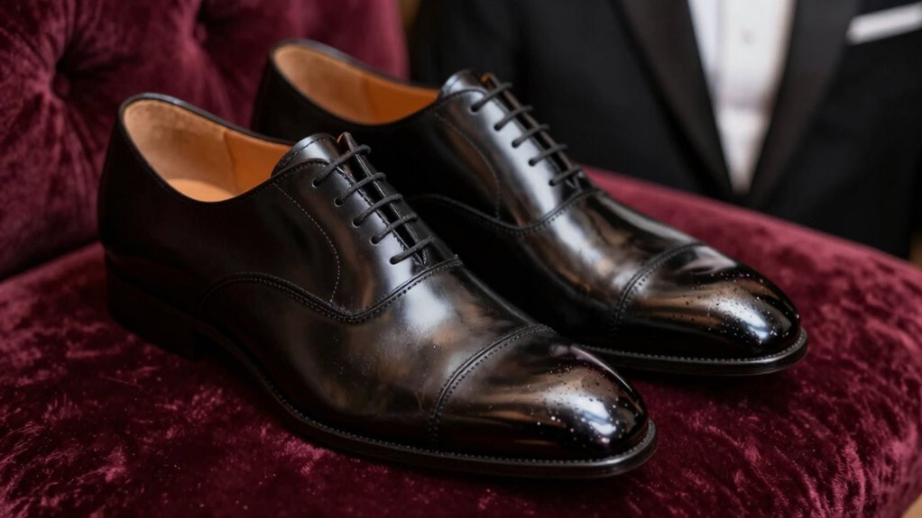 elegant coordinated formal footwear