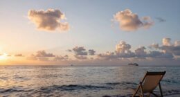 enjoying relaxing sea days