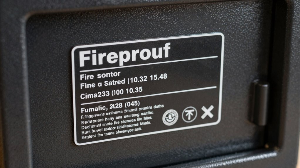 fire safety standards and ratings