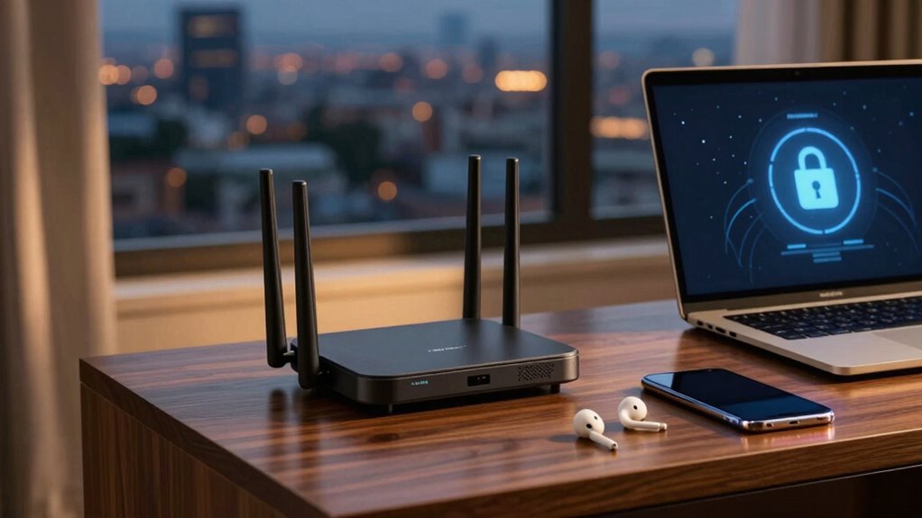 hotel wi fi security tip