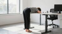 incorrect standing desk setup