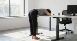 incorrect standing desk setup