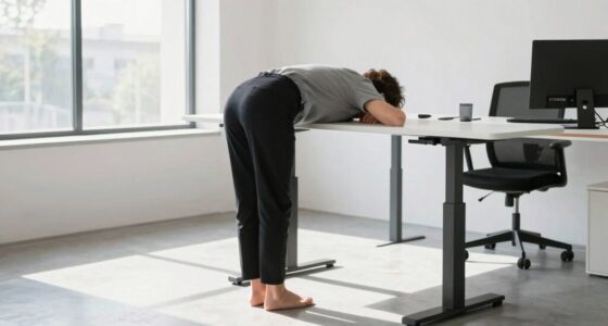 incorrect standing desk setup