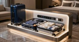 luxury luggage organization