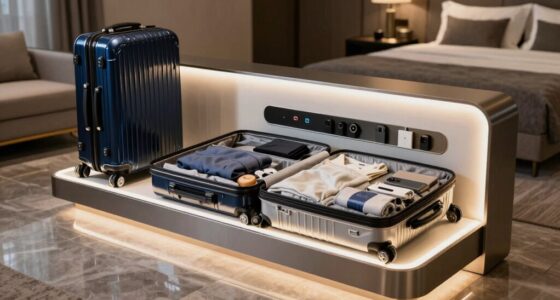 luxury luggage organization