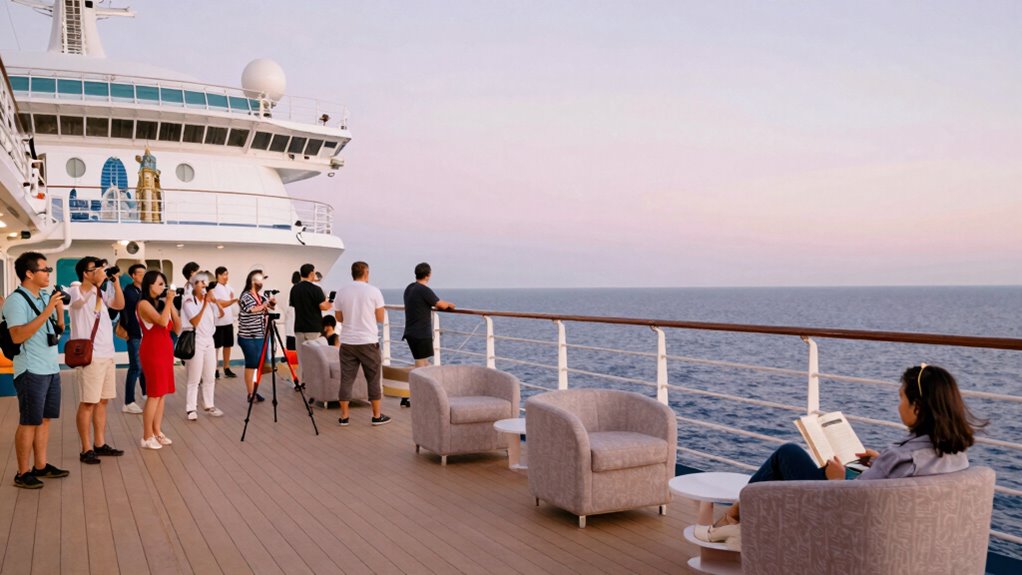 photo focused versus relaxing cruises