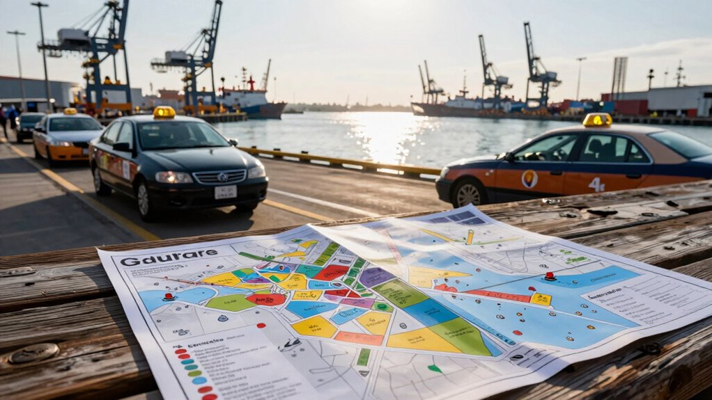 port guide taxi tips