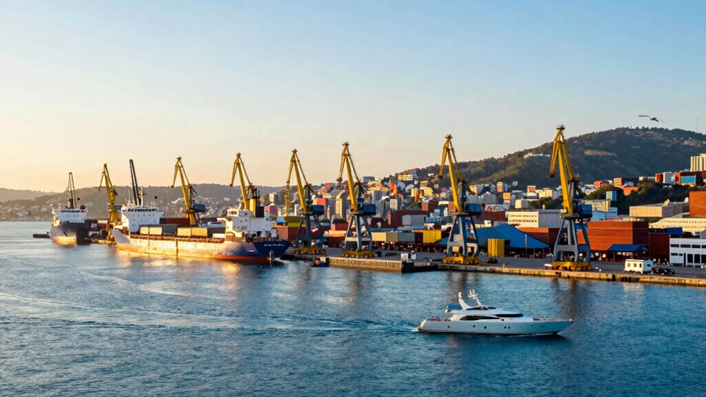 ports with scenic views