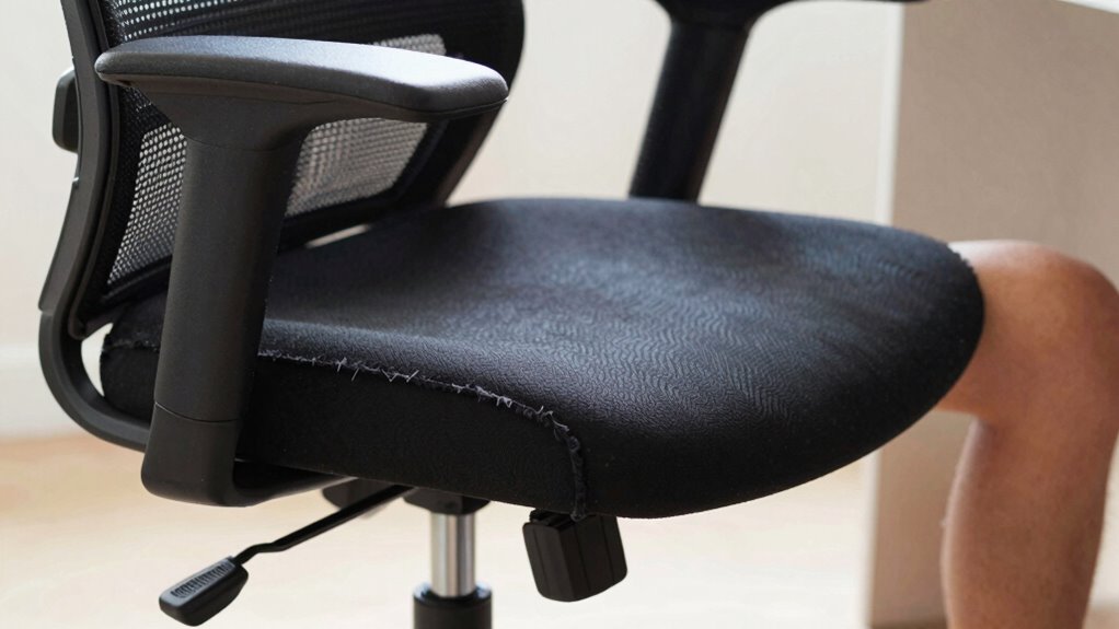 proper seat depth support