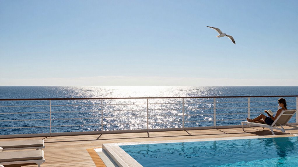 relaxed onboard luxury experiences